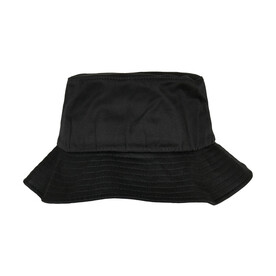 Flexfit Organic Cotton Bucket Hat, Black, One Size bedrucken, Art.-Nr. 602681010