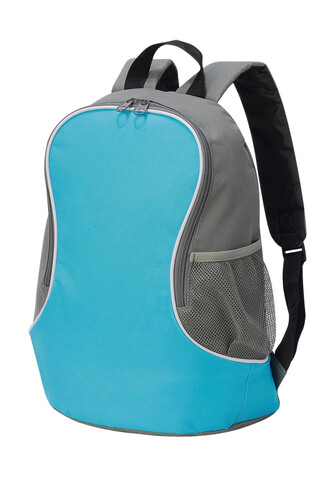 Shugon Fuji Basic Backpack, Light Blue/Dark Grey, One Size bedrucken, Art.-Nr. 605383530