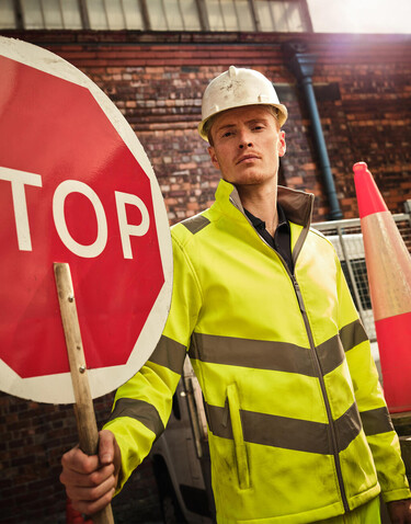 Regatta Pro Hi-Vis Ablaze Softshell, Orange, S bedrucken, Art.-Nr. 606174121