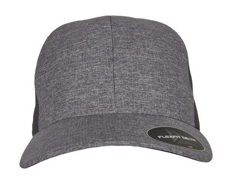 Flexfit Flexfit Delta® Carbon Cap – 2 Tone, Melange Blue/Melange Charcoal, S/M bedrucken, Art.-Nr. 606683571