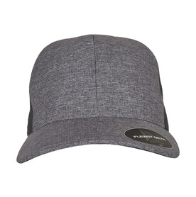 Flexfit Flexfit Delta® Carbon Cap – 2 Tone, Melange Blue/Melange Charcoal, S/M bedrucken, Art.-Nr. 606683571