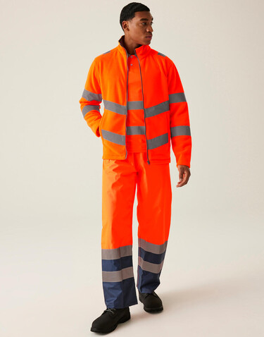 Regatta Pro Hi-Vis Thor Fleece, Orange, S bedrucken, Art.-Nr. 607174121