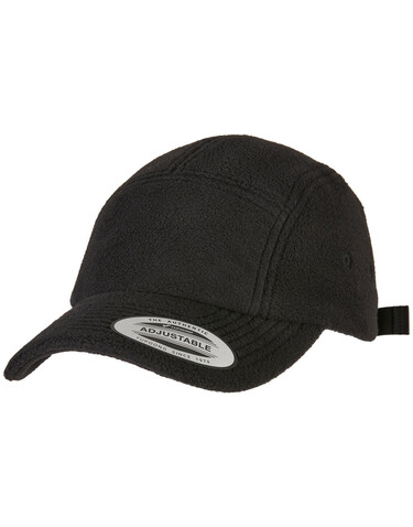 Flexfit Polar Fleece Jockey Cap, Black, One Size bedrucken, Art.-Nr. 609681010