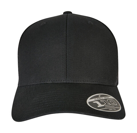Flexfit 110 Structured Canvas Trucker, Black, One Size bedrucken, Art.-Nr. 610681010