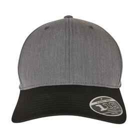 Flexfit 110 Melange Mix Cap, Dark Grey/Black, One Size bedrucken, Art.-Nr. 611681780