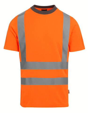 Regatta Pro Hi-Vis T-Shirt, Orange, S bedrucken, Art.-Nr. 612174121