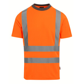 Regatta Pro Hi-Vis T-Shirt, Orange, S bedrucken, Art.-Nr. 612174121