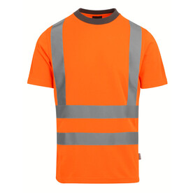 Regatta Pro Hi-Vis T-Shirt, Orange, S bedrucken, Art.-Nr. 612174121