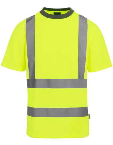 Regatta Pro Hi-Vis T-Shirt, Yellow, M bedrucken, Art.-Nr. 612176012