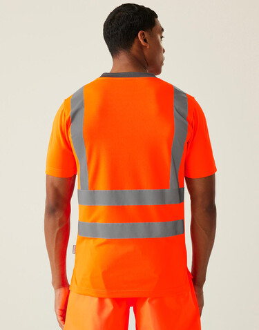 Regatta Pro Hi-Vis T-Shirt, Yellow, 4XL bedrucken, Art.-Nr. 612176017