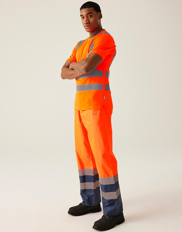Regatta Pro Hi-Vis T-Shirt, Orange, 3XL bedrucken, Art.-Nr. 612174126