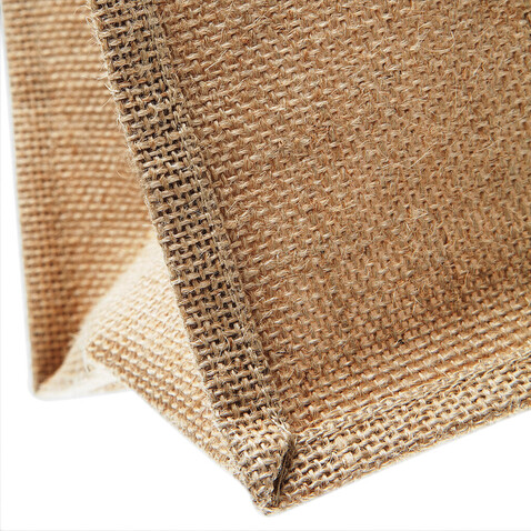 Westford Mill Jute Mini Gift Bag, Natural/Black, One Size bedrucken, Art.-Nr. 612280560