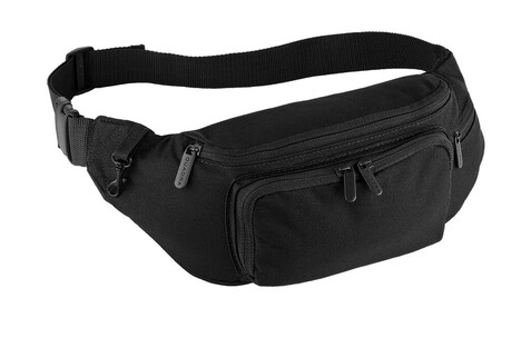 Quadra Deluxe Belt Bag, Black, One Size bedrucken, Art.-Nr. 612301010