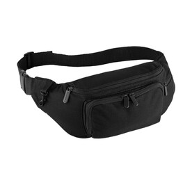 Quadra Deluxe Belt Bag, Black, One Size bedrucken, Art.-Nr. 612301010 Quadra Deluxe Belt Bag, Black, One Size bedrucken, Art.-Nr. 612301010