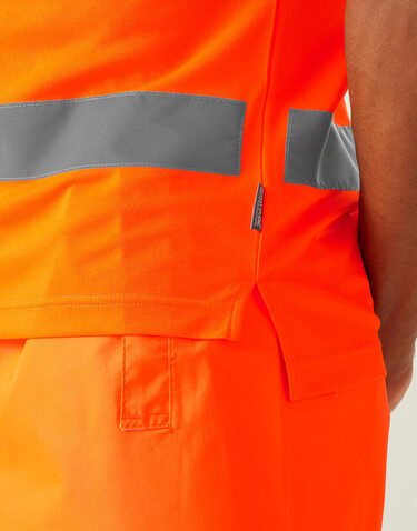 Regatta Pro Hi-Vis Polo, Orange, S bedrucken, Art.-Nr. 613174121