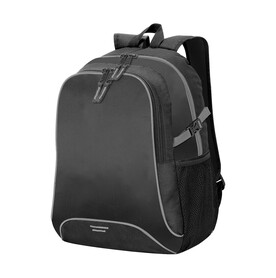 Shugon Osaka Basic Backpack, Black/Light Grey, One Size bedrucken, Art.-Nr. 613381510