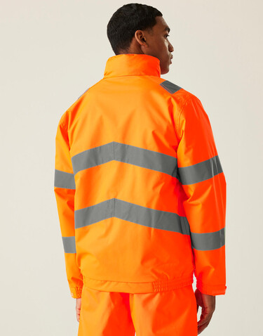 Regatta Pro Hi-Vis Dover Jacket, Yellow, XL bedrucken, Art.-Nr. 614176014