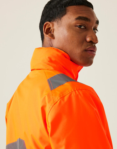Regatta Pro Hi-Vis Dover Jacket, Orange, XL bedrucken, Art.-Nr. 614174124