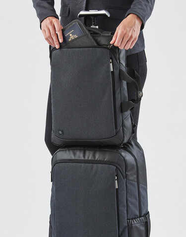 StormTech Road Warrior Computer Pack, Graphite/Black, One Size bedrucken, Art.-Nr. 614181560