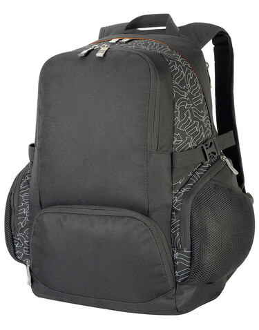 Shugon London Backpack, Black, One Size bedrucken, Art.-Nr. 614381010