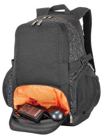 Shugon London Backpack, Black, One Size bedrucken, Art.-Nr. 614381010