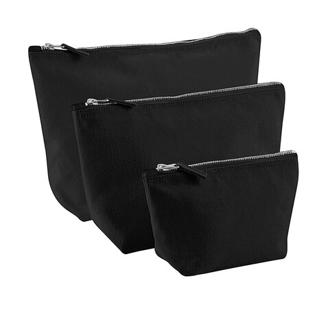 Westford Mill Canvas Accessory Bag, Black, L bedrucken, Art.-Nr. 616281015