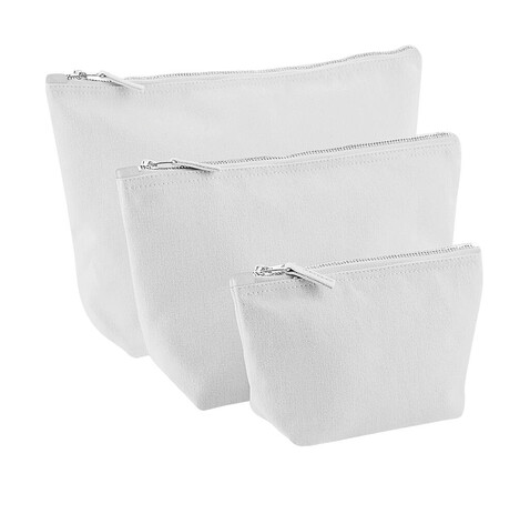 Westford Mill Canvas Accessory Bag, Light Grey, M bedrucken, Art.-Nr. 616281384