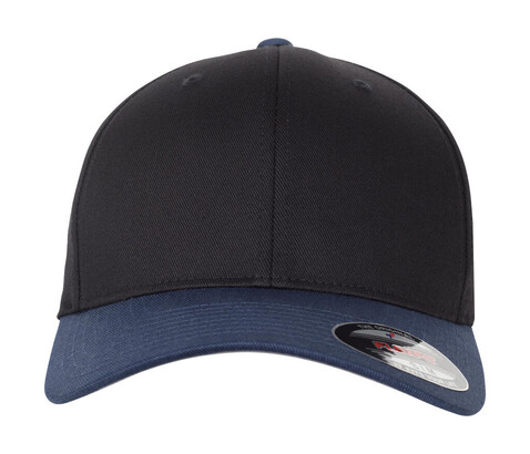 Flexfit Flexfit Wooly Combed 2-Tone, Black/Navy, L/XL bedrucken, Art.-Nr. 616681482