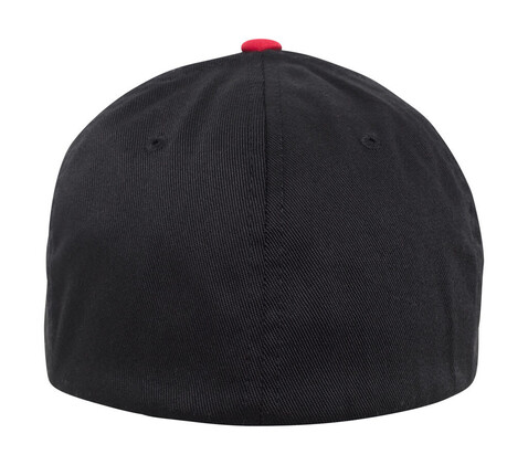 Flexfit Flexfit Wooly Combed 2-Tone, Black/Red, S/M bedrucken, Art.-Nr. 616681541