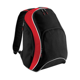 Bag Base Teamwear Backpack, Black/Classic Red/White, One Size bedrucken, Art.-Nr. 617291930 Bag Base Teamwear Backpack, Black/Classic Red/White, One Size bedrucken, Art.-Nr. 617291930