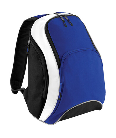 Bag Base Teamwear Backpack, Bright Royal/Black/White, One Size bedrucken, Art.-Nr. 617293850