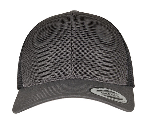 Flexfit 360° Omnimesh 2-Tone Cap, Charcoal/Black, One Size bedrucken, Art.-Nr. 619681700
