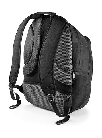 Quadra Vessel™ Laptop Backpack, Black, One Size bedrucken, Art.-Nr. 621301010