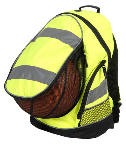 Shugon Hi-Vis Backpack, Hi-Vis Orange/Black, One Size bedrucken, Art.-Nr. 621384650