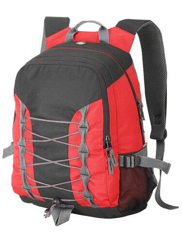 Shugon Miami Backpack, Red/Black/Dark Grey, One Size bedrucken, Art.-Nr. 622384900