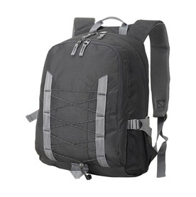 Shugon Miami Backpack, Black/Black/Dark Grey, One Size bedrucken, Art.-Nr. 622381930