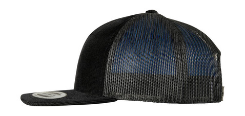 Flexfit Corduroy Retro Trucker, Black, One Size bedrucken, Art.-Nr. 622681010