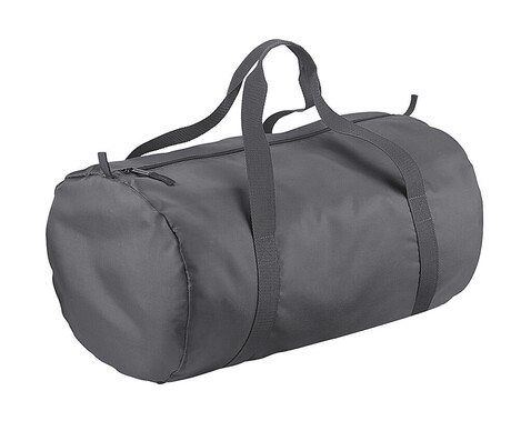 Bag Base Packaway Barrel Bag, Graphite Grey/Graphite Grey, One Size bedrucken, Art.-Nr. 623291710