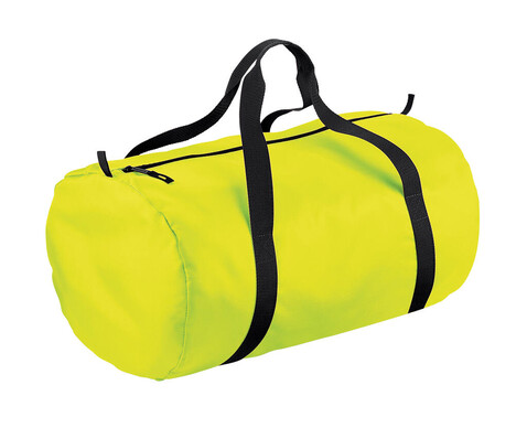 Bag Base Packaway Barrel Bag, Fluorescent Yellow/Black, One Size bedrucken, Art.-Nr. 623296570