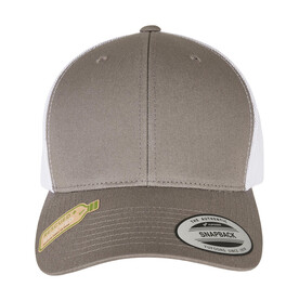 Flexfit Classics Recycled Retro Trucker Cap 2-Tone, Grey/White, One Size bedrucken, Art.-Nr. 623681450