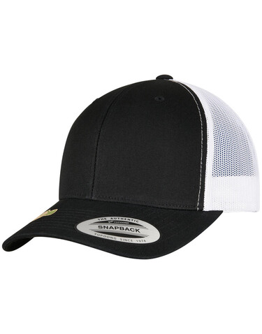 Flexfit Classics Recycled Retro Trucker Cap 2-Tone, Navy/White, One Size bedrucken, Art.-Nr. 623682540