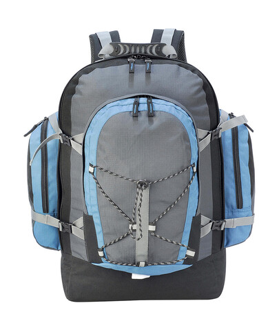 Shugon Monte Rosa Classic Travel Rucksack, Dark Grey/Black/Petrol, One Size bedrucken, Art.-Nr. 624381940