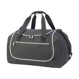 Shugon Rhodes Sports Holdall, Black/White, One Size bedrucken, Art.-Nr. 627381500