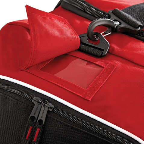 Quadra Jumbo Kit Bag, Classic Red/Black/White, One Size bedrucken, Art.-Nr. 628304850