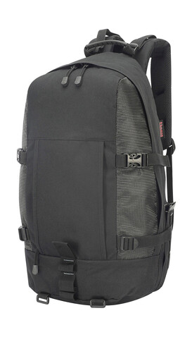Shugon Gran Paradiso Hiker Backpack, Black, One Size bedrucken, Art.-Nr. 628381010
