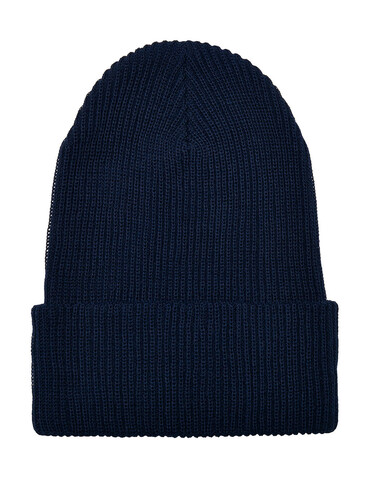 Flexfit Recycled Yarn Ribbed Knit Beanie, Navy, One Size bedrucken, Art.-Nr. 628682000 Flexfit Recycled Yarn Ribbed Knit Beanie, Navy, One Size bedrucken, Art.-Nr. 628682000