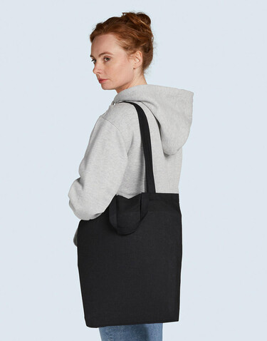 SG ACCESSORIES - BAGS Double Handle Gusset Bag, Natural, One Size bedrucken, Art.-Nr. 629570080