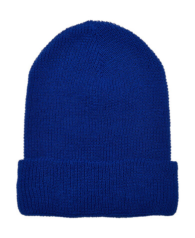 Flexfit Recycled Yarn Waffle Knit Beanie, Royalblue, One Size bedrucken, Art.-Nr. 629683000