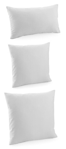 Westford Mill Fairtrade Cotton Canvas Cushion Cover, Light Grey_x000D_, 50x50cm (L) bedrucken, Art.-Nr. 633281383