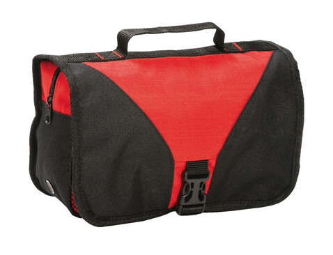 Shugon Bristol Toiletry Bag, Red/Black, One Size bedrucken, Art.-Nr. 633384510